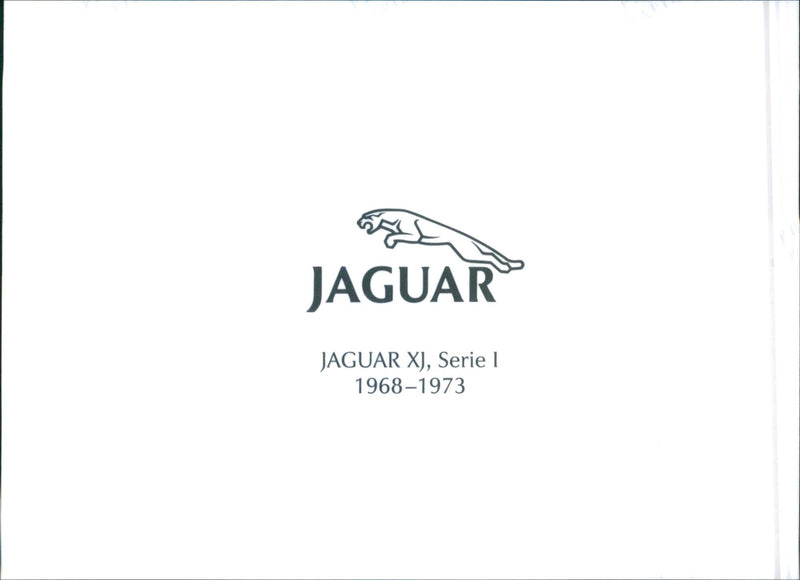 1968-1973 Jaguar XJ, Series I - Vintage Photograph