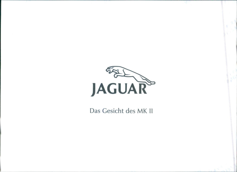 Jaguar, The face of the MK II - Vintage Photograph