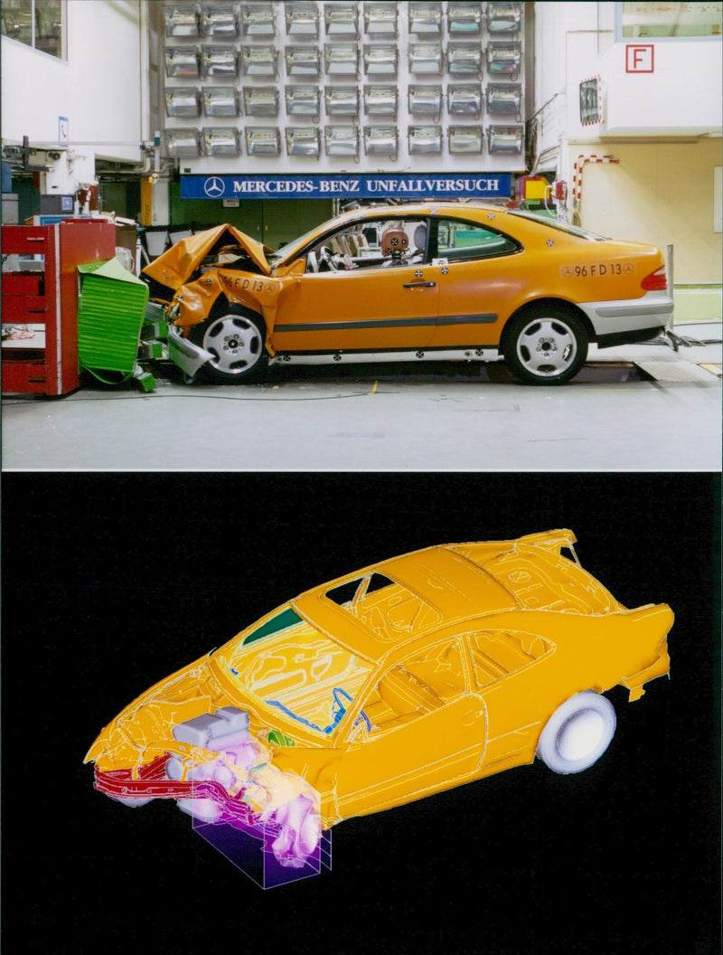 Mercedes-Benz CLK - Vintage Photograph