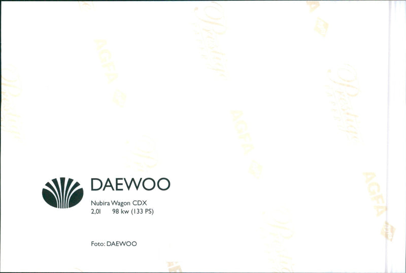 Daewoo - Vintage Photograph