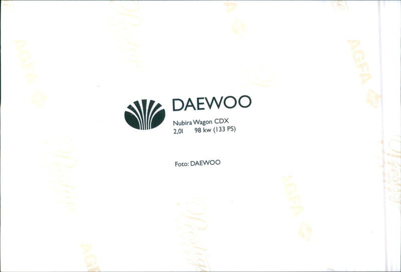 Daewoo - Vintage Photograph