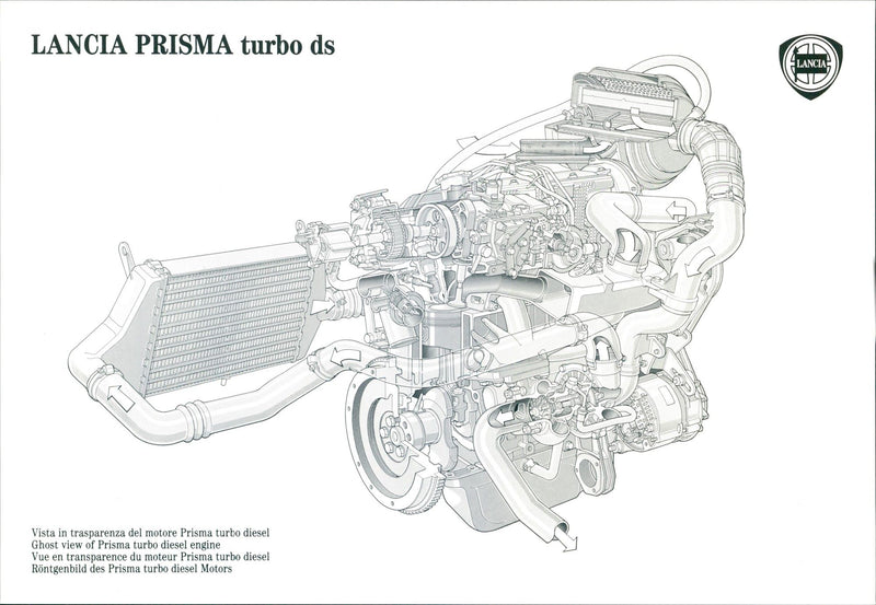 1985 Lancia Prisma turbo ds - Vintage Photograph