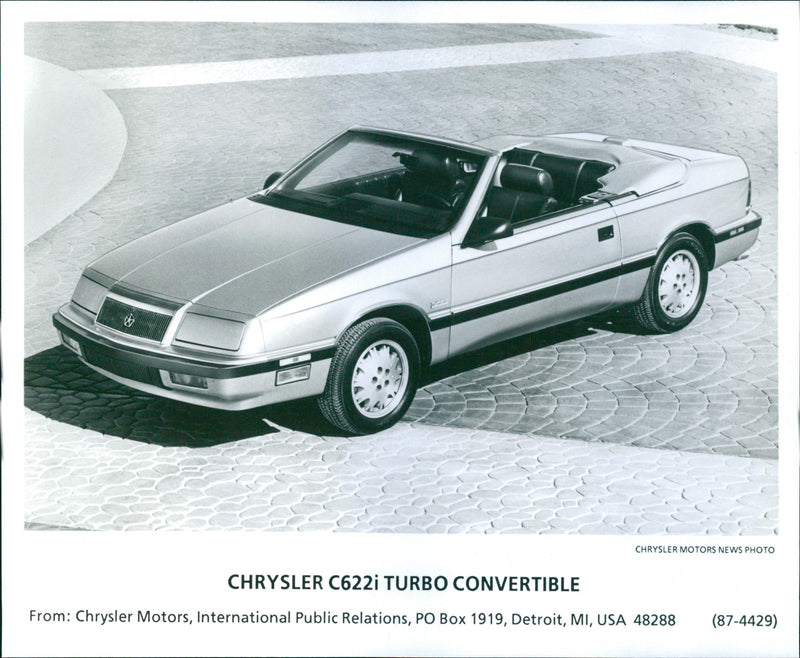 Chrysler C622i Turbo Convertible - Vintage Photograph