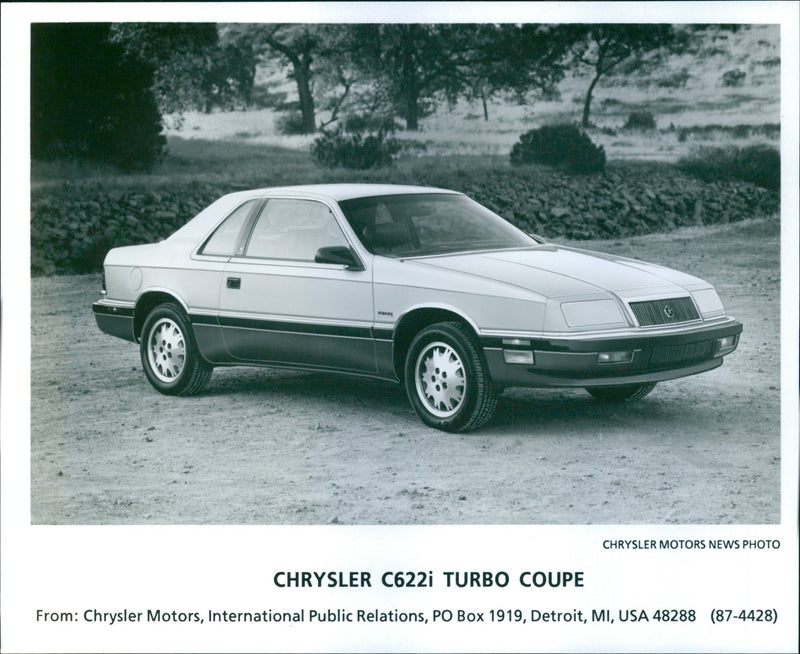 Chrysler C622i Turbo Coupe - Vintage Photograph