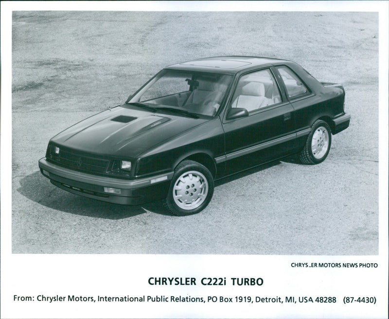 Chrysler C222i Turbo - Vintage Photograph