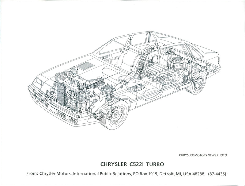 Chrysler C522i Turbo - Vintage Photograph