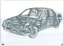 Peugeot 605 - Vintage Photograph