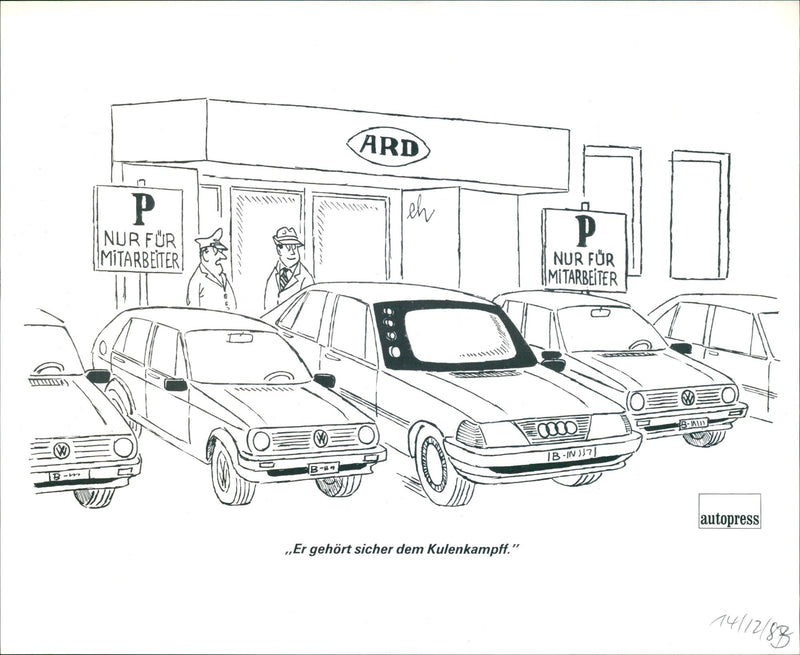 VW and Audi - Vintage Photograph