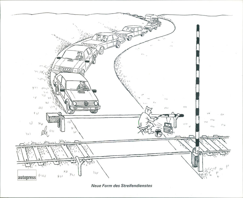 VW and Audi - Vintage Photograph