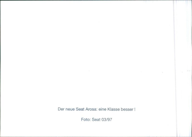 Seat Arosa - Vintage Photograph