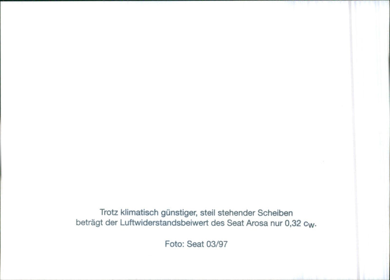 Seat Arosa - Vintage Photograph