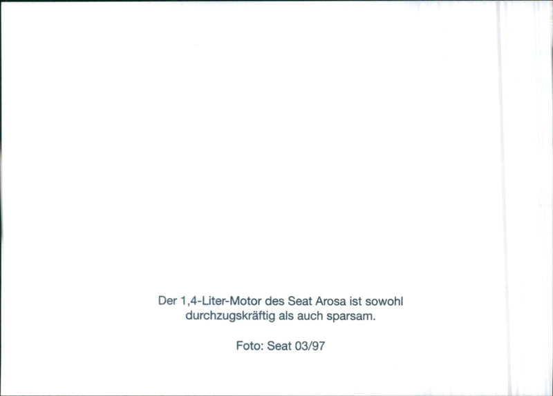 Seat Arosa - Vintage Photograph