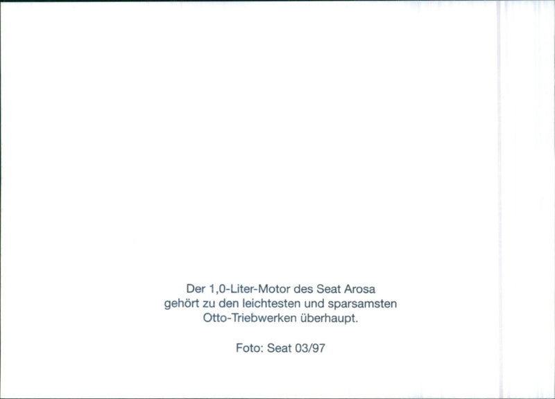 Seat Arosa - Vintage Photograph