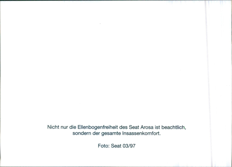 Seat Arosa - Vintage Photograph