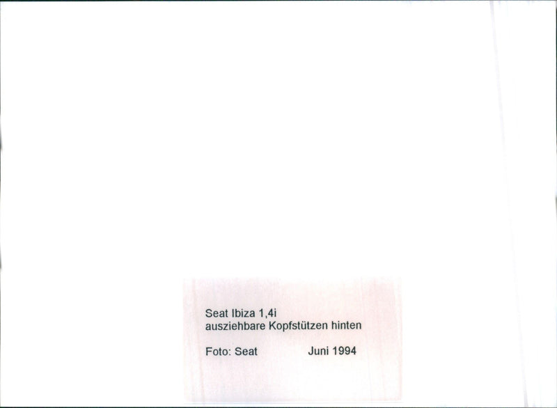 Seat Ibiza 1.4i - Vintage Photograph