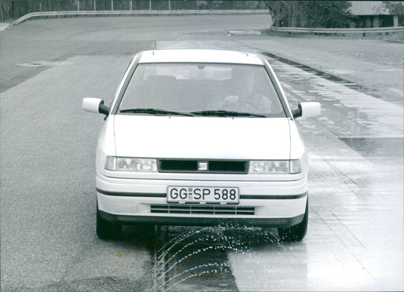 ABS in the Seat Toledo - Vintage Photograph