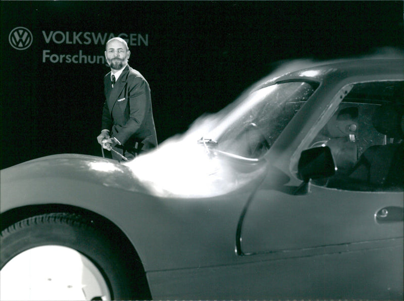 VOLKSWSEN Research Car - Vintage Photograph