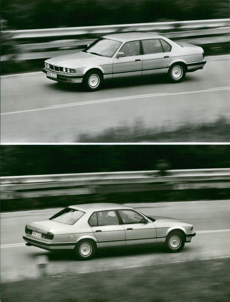 1987 BMW 750 iL - Vintage Photograph