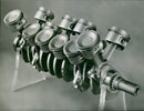 BMW 750 iL Engine Parts - Vintage Photograph