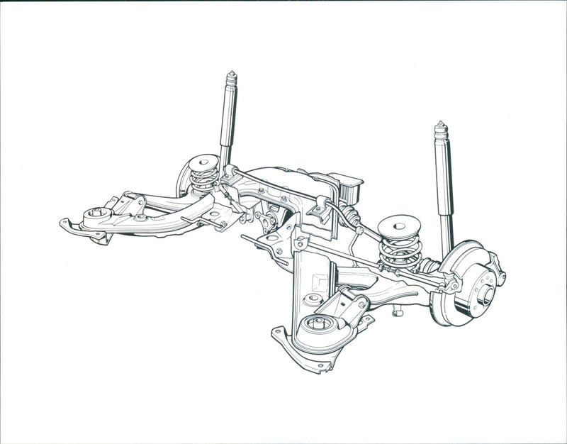 Opel 1990 - Vintage Photograph