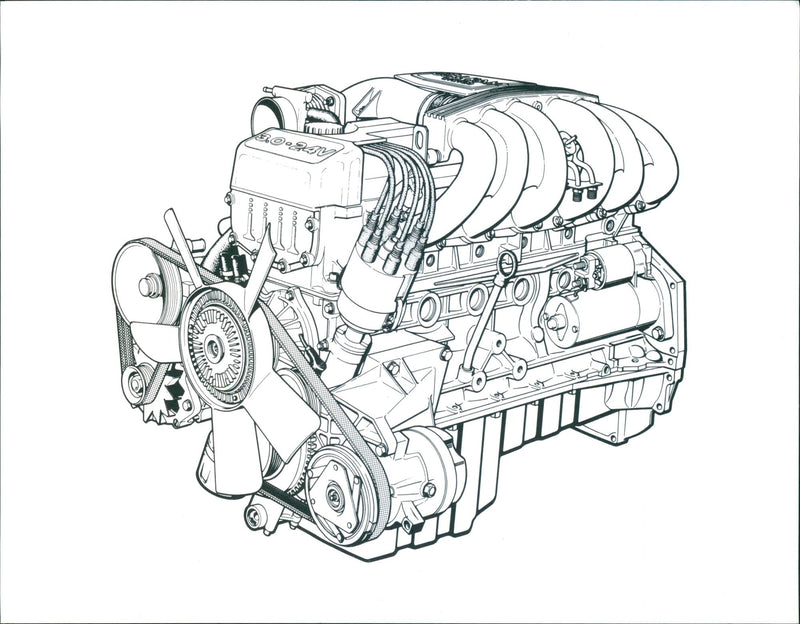 Opel 1990 - Vintage Photograph