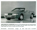 1990 Mercury Cougar XR7 Convertible - Vintage Photograph