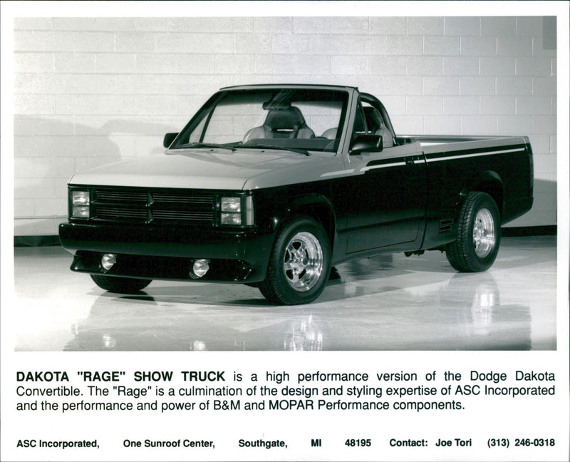 Dodge Dakota "Rage" show truck - Vintage Photograph