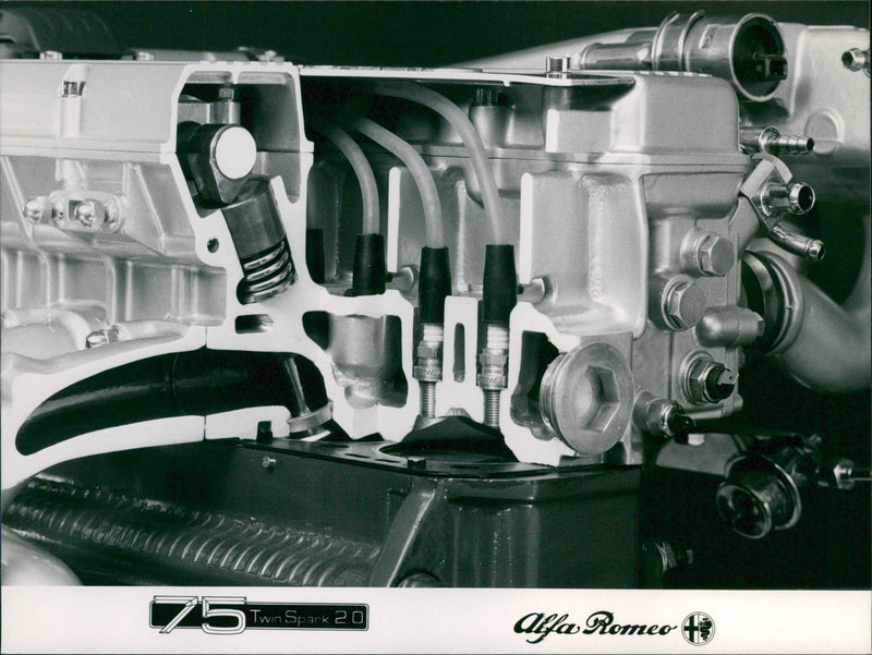 1987 Alfa Romeo 75 - Vintage Photograph