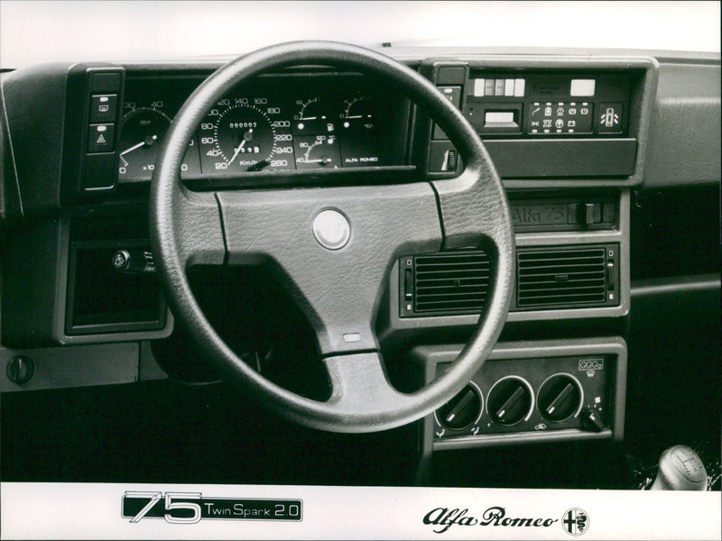 1987 Alfa Romeo 75 - Vintage Photograph