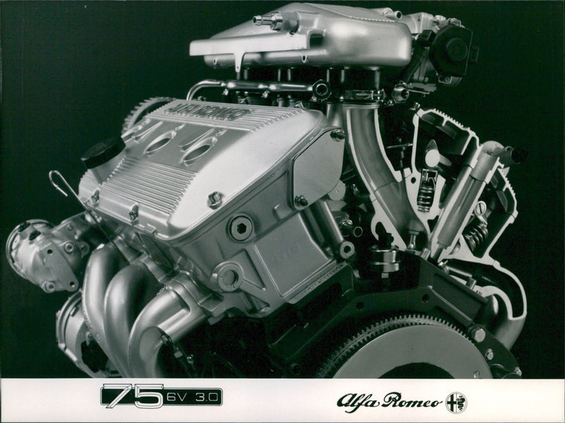 1987 Alfa Romeo 75 - Vintage Photograph
