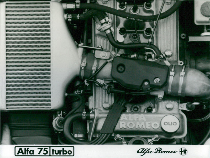 Alfa Romeo 75 turbo - Vintage Photograph