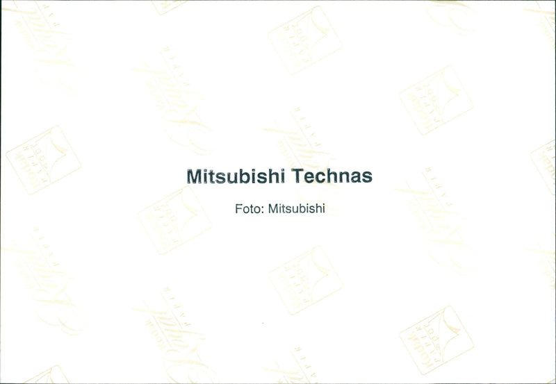 1998 Mitsubishi Technas - Vintage Photograph