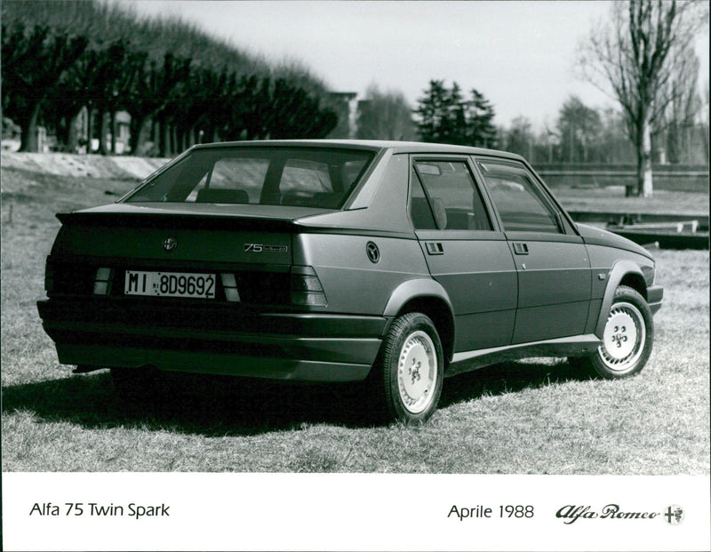 1988 Alfa Romeo 75 Twin Spark - Vintage Photograph