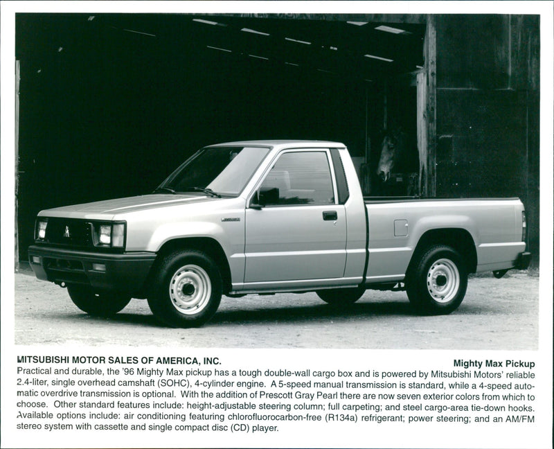 Mitsubishi Motors Mighty Max Pickup - Vintage Photograph