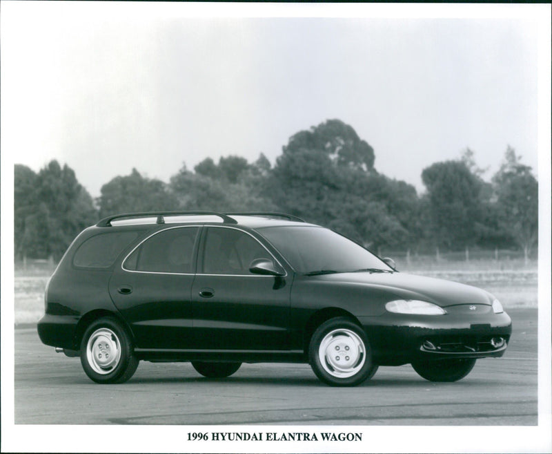 1996 Hyundai Elantra Wagon - Vintage Photograph