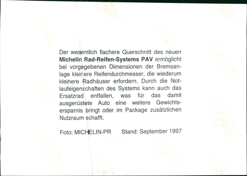 Michelin Tires - Vintage Photograph