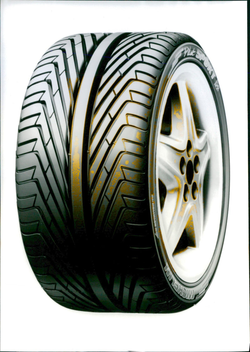 Michelin Tires - Vintage Photograph