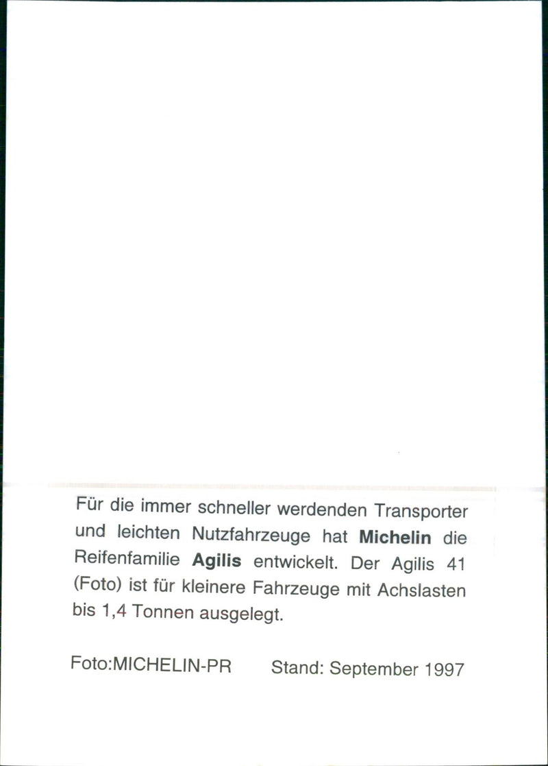 Michelin Tires - Vintage Photograph