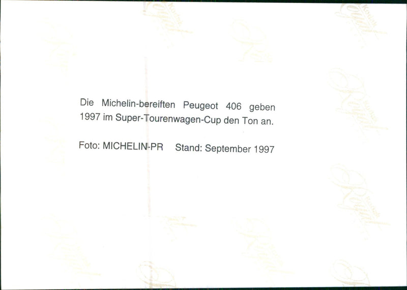 Michelin Tires - Vintage Photograph