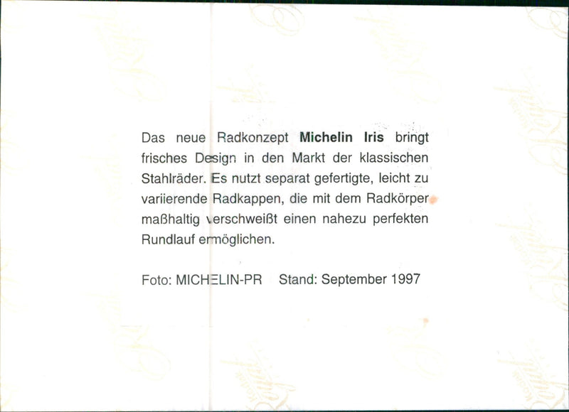 Michelin Tires - Vintage Photograph