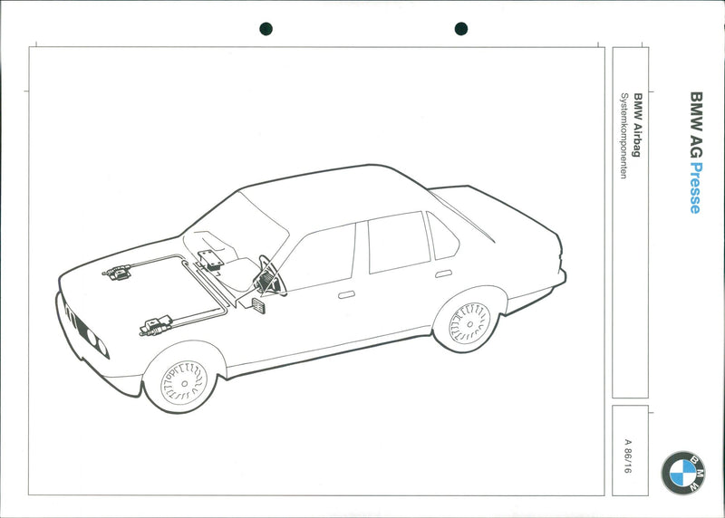 BMW airbag - Vintage Photograph