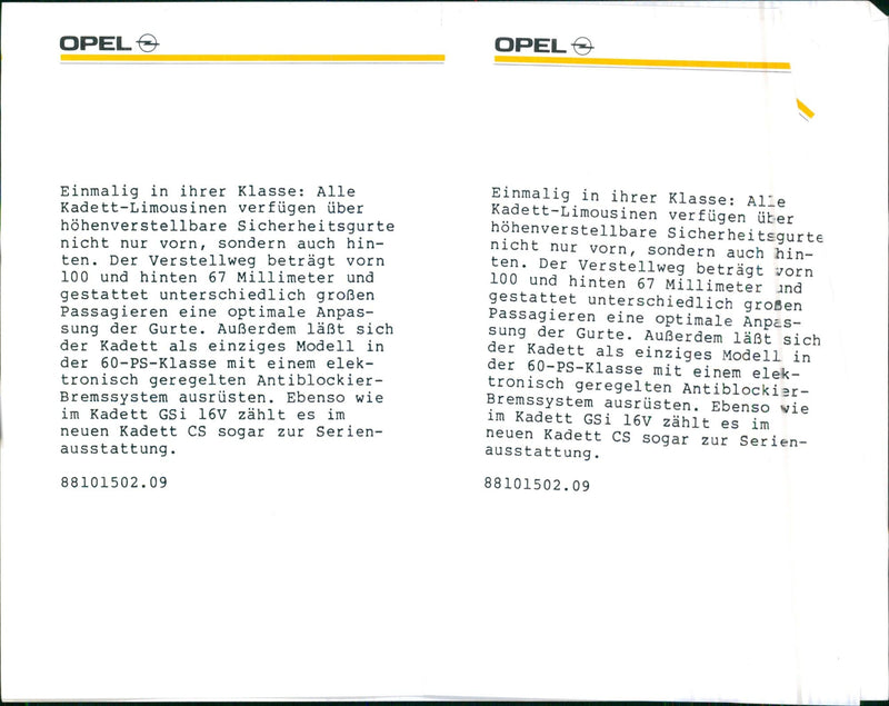 Opel Kadett - Vintage Photograph