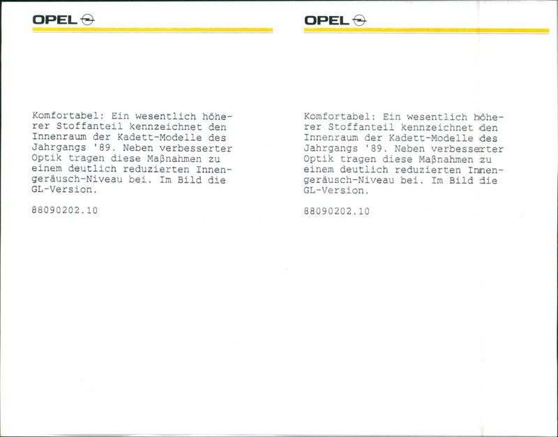 Opel Kadett - Vintage Photograph