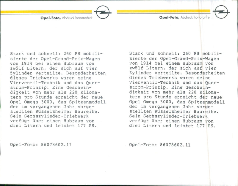 Opel Grand Prix - Vintage Photograph