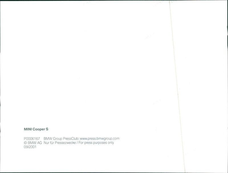 Mini Cooper S - Vintage Photograph