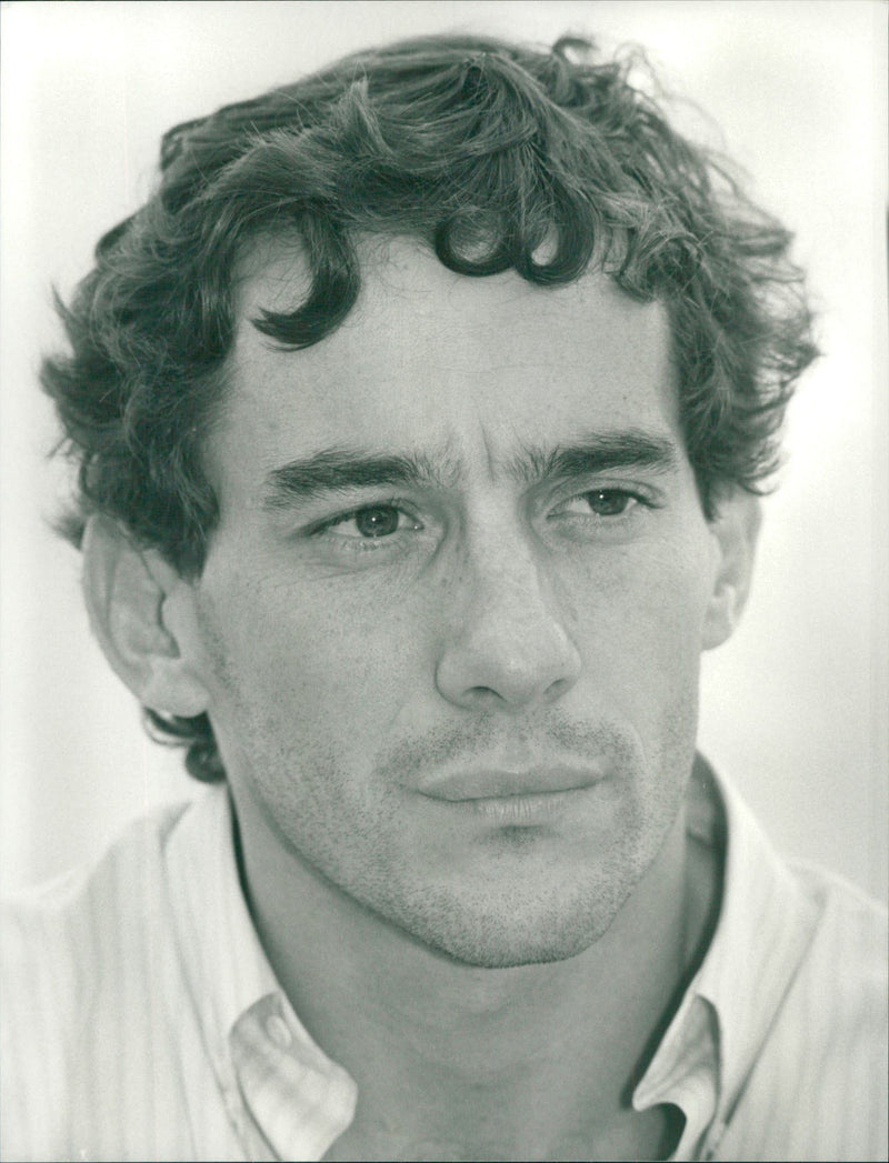 Ayrton Senna - Vintage Photograph