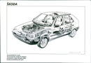 1995 Skoda Felicia - Vintage Photograph