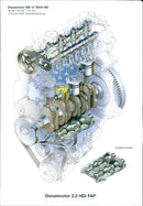 Peugeot Diesel Engine 2.2 HDi FAP - Vintage Photograph