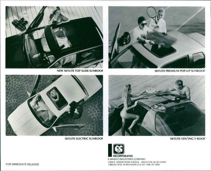 Skylite sunroof - Vintage Photograph