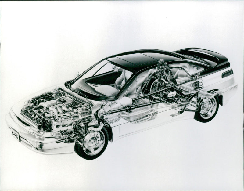 Subaru SVX Gran Turismo - Vintage Photograph